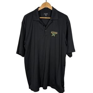 Antigua Dallas Stars Polo Black Short Sleeve Professional Casual Sport - XL